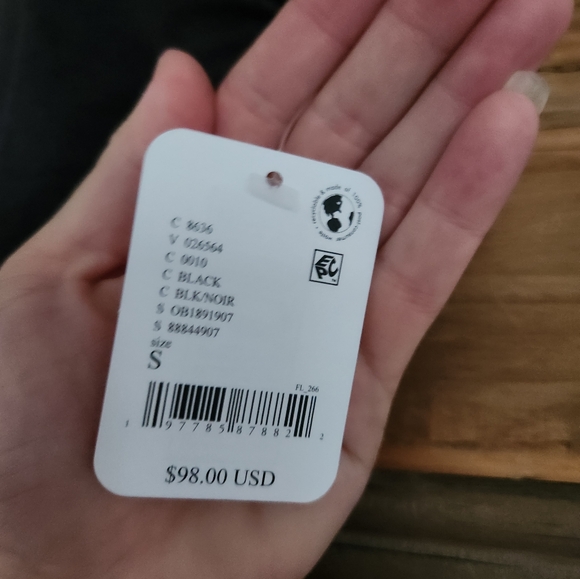 Free People Movement Hot Shot Crossover Set S NWT Black - Picture 9 of 9